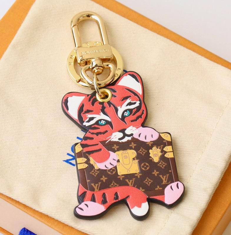 LV keyring 行李箱老虎